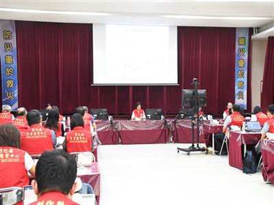 彰化縣一級開設防颱 全面加強防颱整備山陀兒颱風第2次防颱整備應變會議   