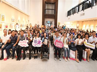 彰化慢飛天使們開畫展 童畫心世界歡迎來觀賞 