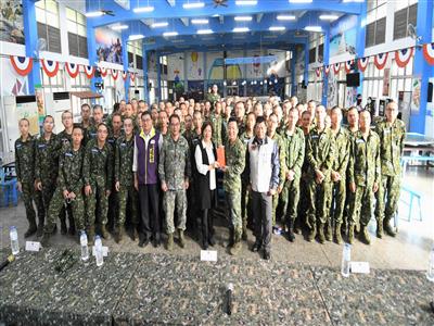 成功嶺探視彰化子弟兵 盼快樂當兵，平安退伍