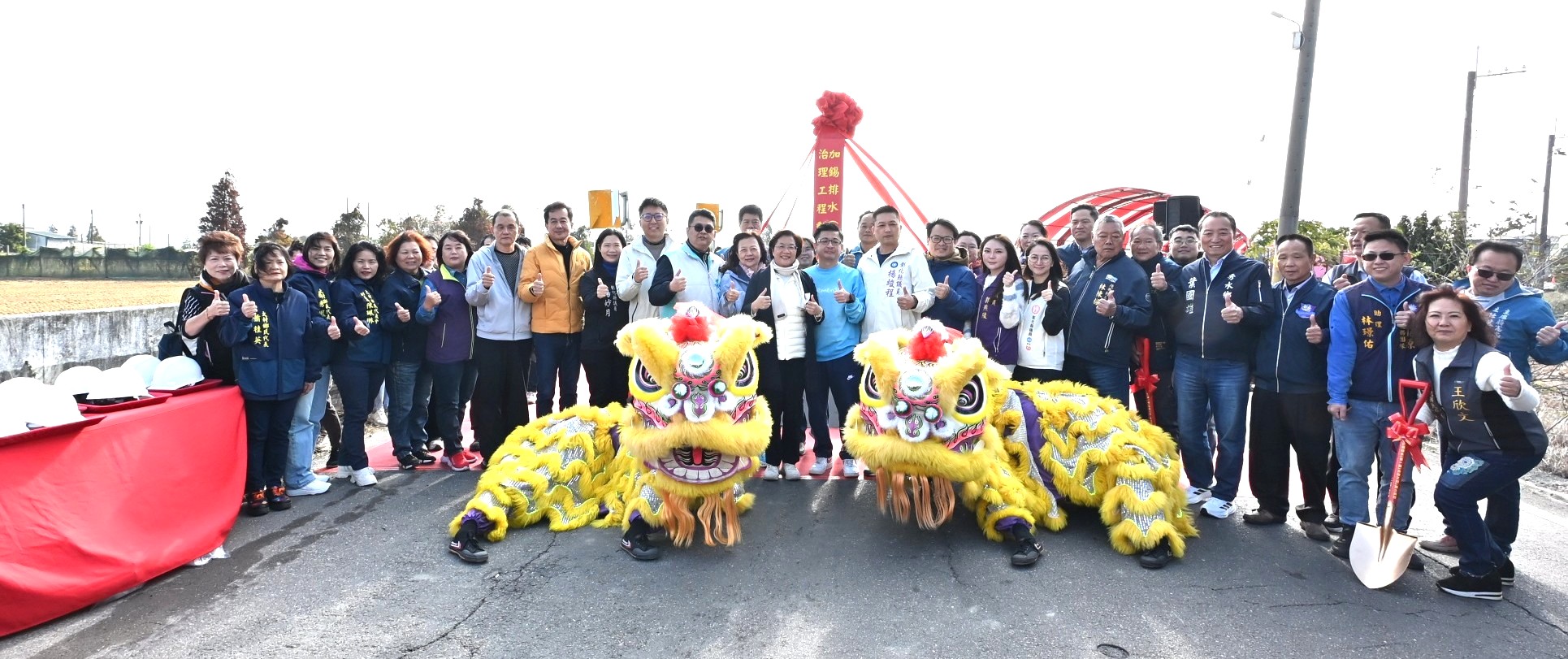 縮圖：投入4,875萬元　加錫排水(第一期)治理工程盛大動土　提升地方排水效能