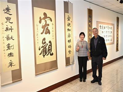 「筆墨傳承．藝韻再現」 彰縣府藝廊即日起至5/31展出吳肇勳老師書法作品