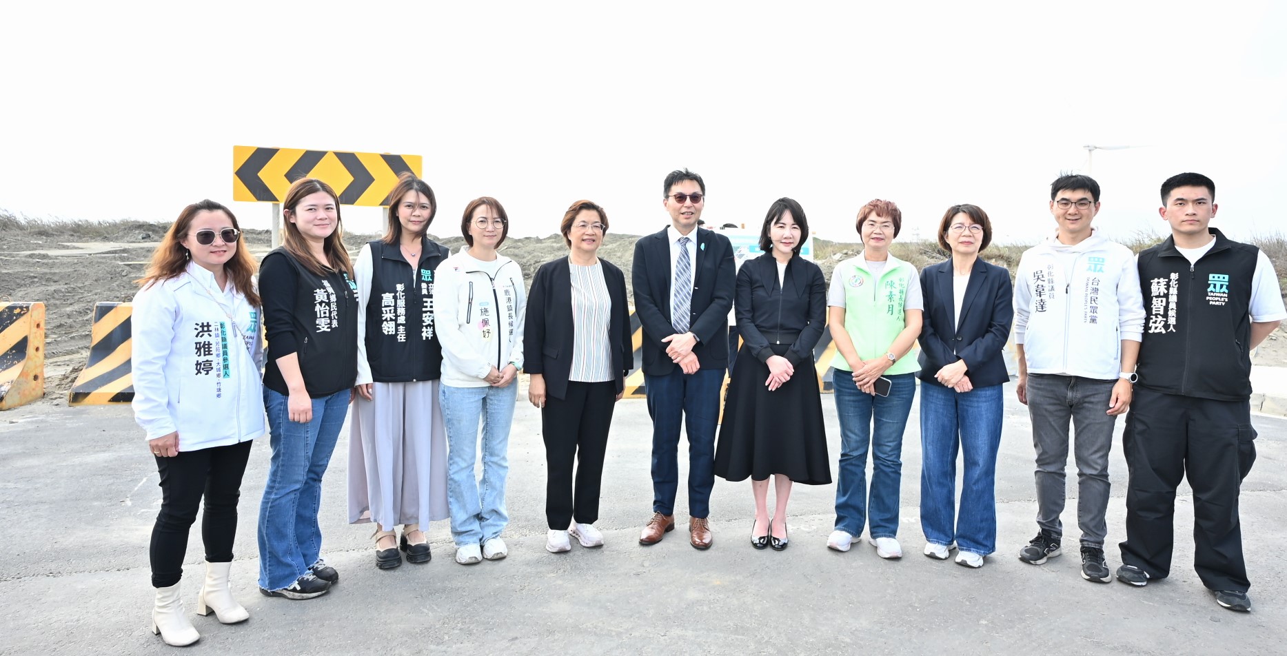 圖立法院經濟委員會考察彰濱工業區，王惠美縣長疾呼苦民所苦，體恤漁民，一次補足彰化漁港建設費 