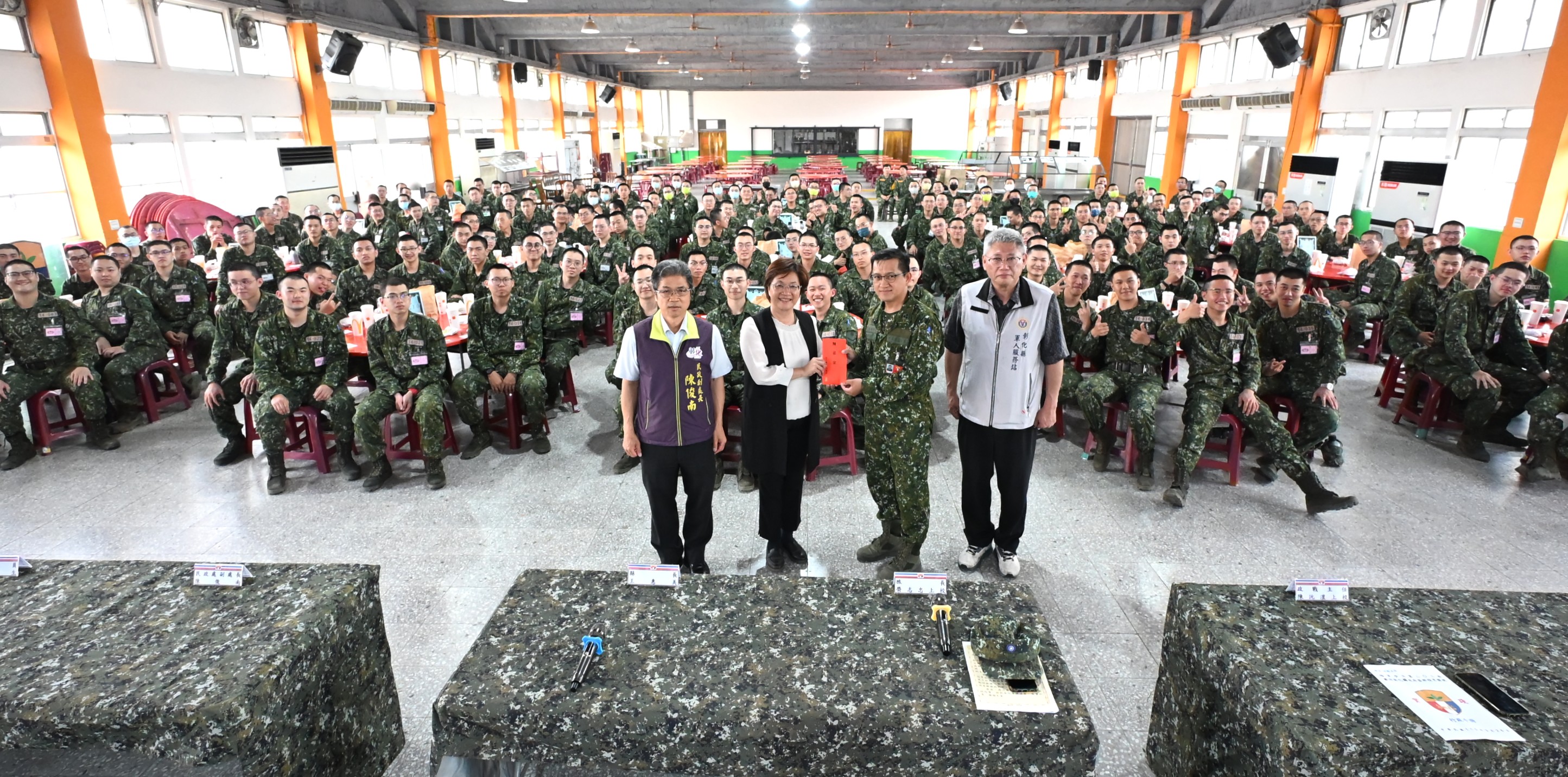 縮圖：台南官田營區探視彰化子弟兵 勉勵自我精進 持續提升