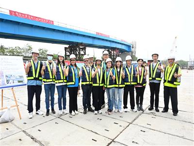 視察彰化市大埔截水溝堤岸道路拓寬工程 完善北彰化交通路網