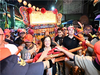 世界宗教盛事 大甲媽遶境進香 駐駕永樂街天后宮 王惠美縣長送駕