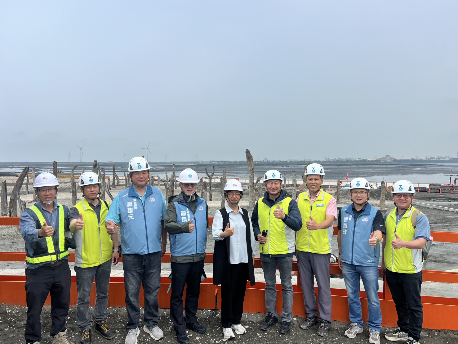圖視察福寶海堤海岸改善工程 共創永續海岸新地標